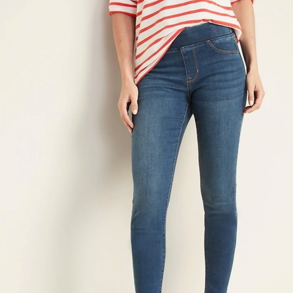 Old Navy Denim - Mid-Rise Rockstar Super Skinny Jeggings